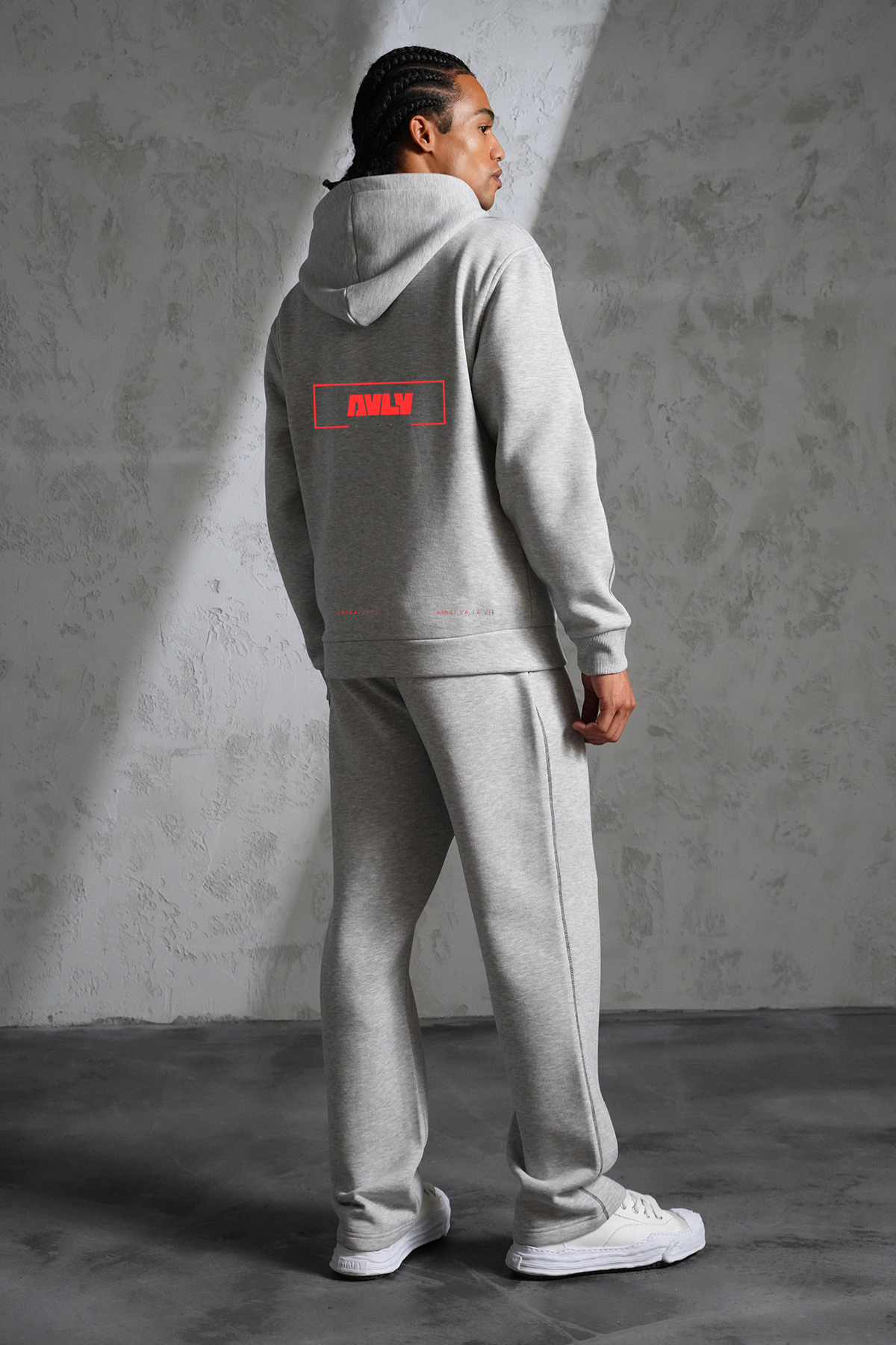 Zip Hoodie AVLV Gris
