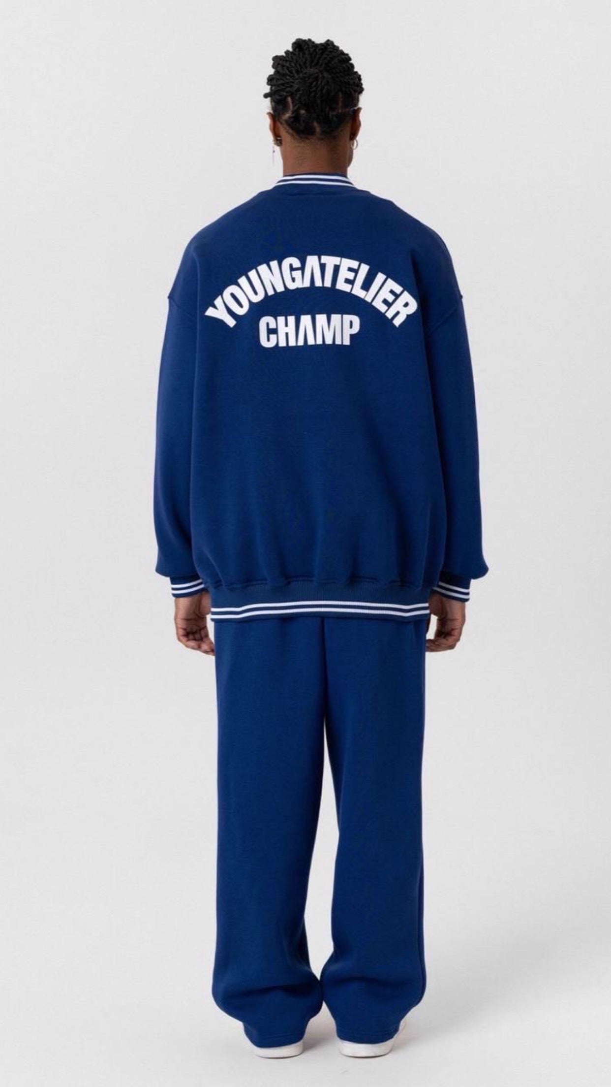 Ensemble Cocooning Bleu Champ